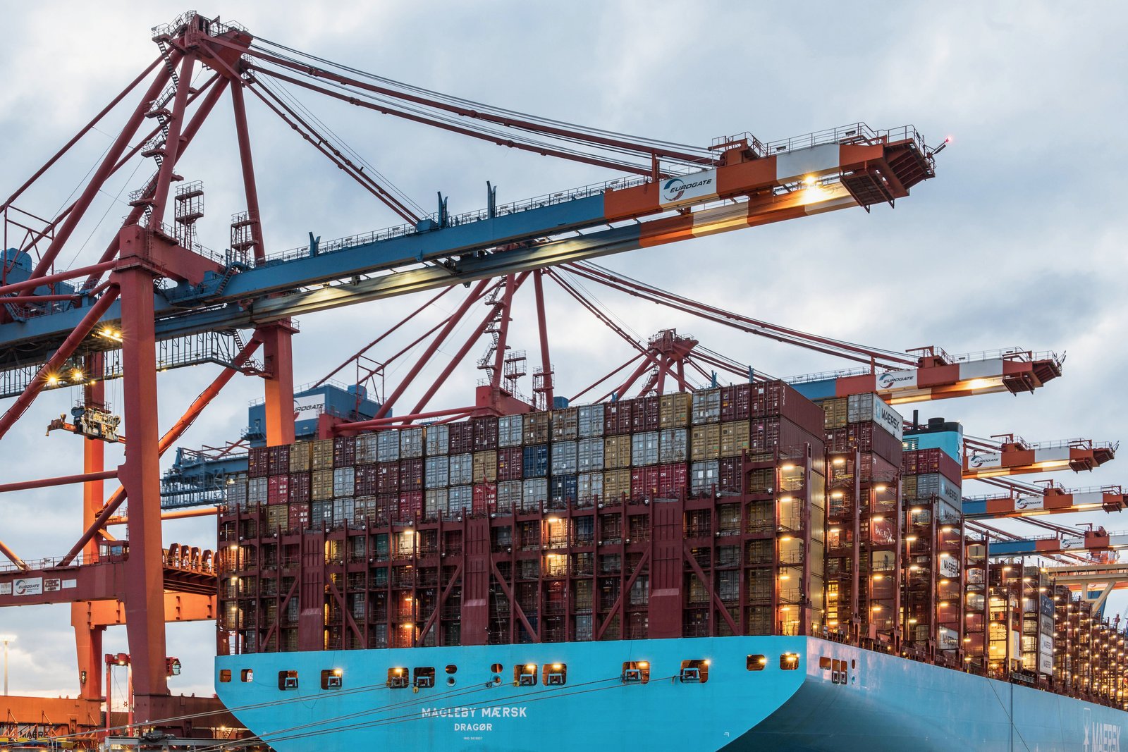 Global shipping trade