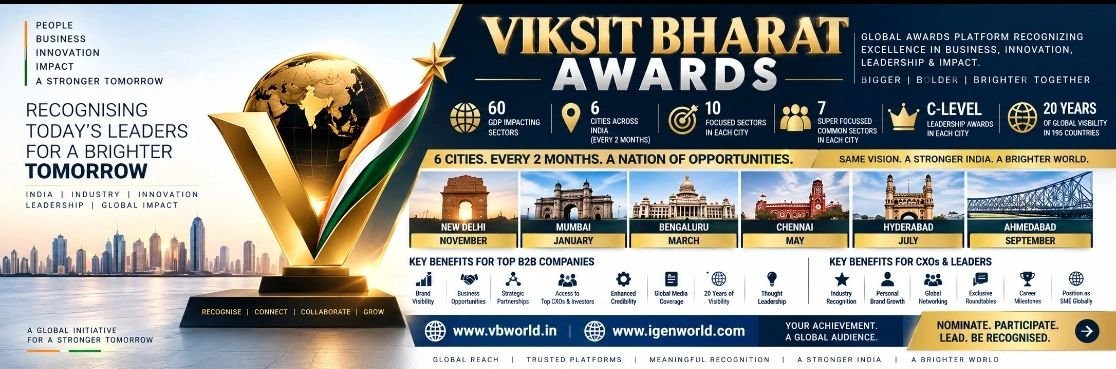 Your Achievement Should Not End With an Award — It Should Begin a Long-Term Business Advantage — Viksit Bharat Awards